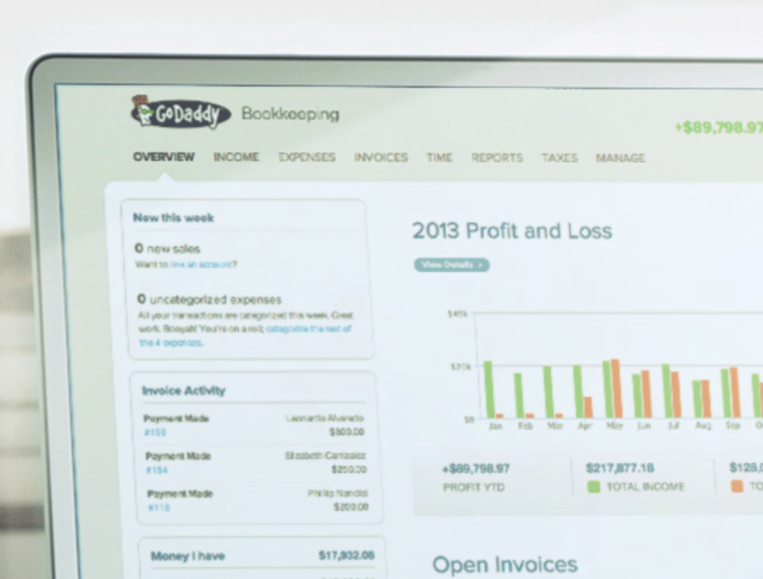 godaddy bookkeeping reviews