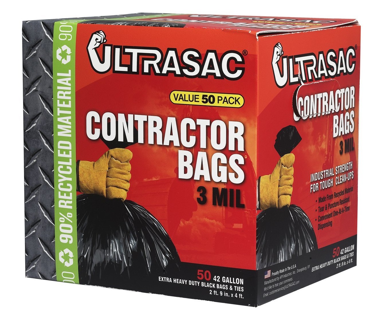 3Mil Contractor Trash Bags Storage Auction Supplies